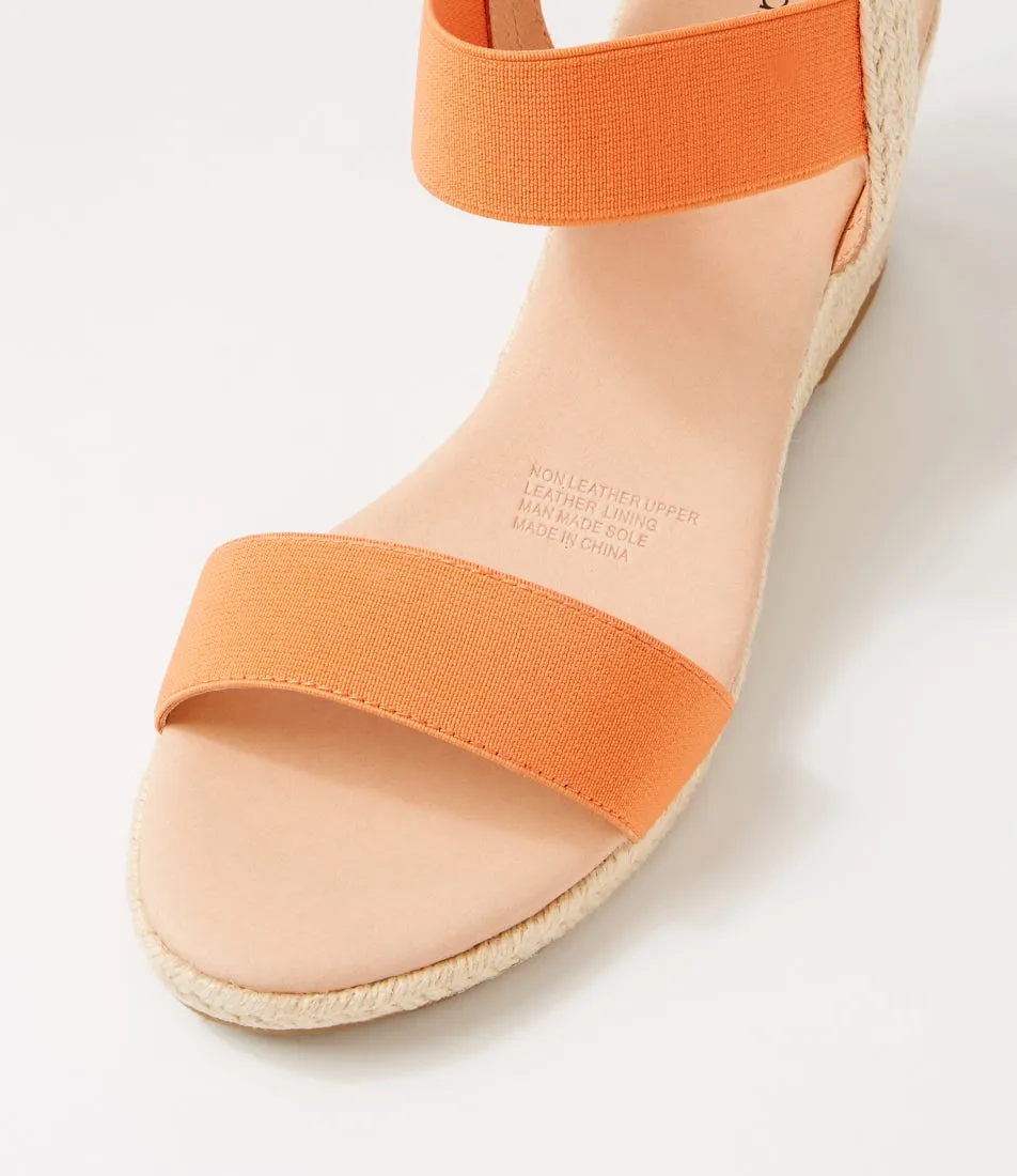 DIANA FERRARI Jeppattie Apricot Elastic Sandals