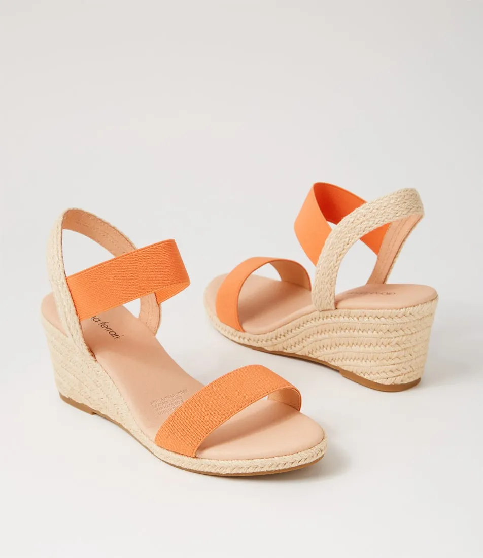 DIANA FERRARI Jeppattie Apricot Elastic Sandals