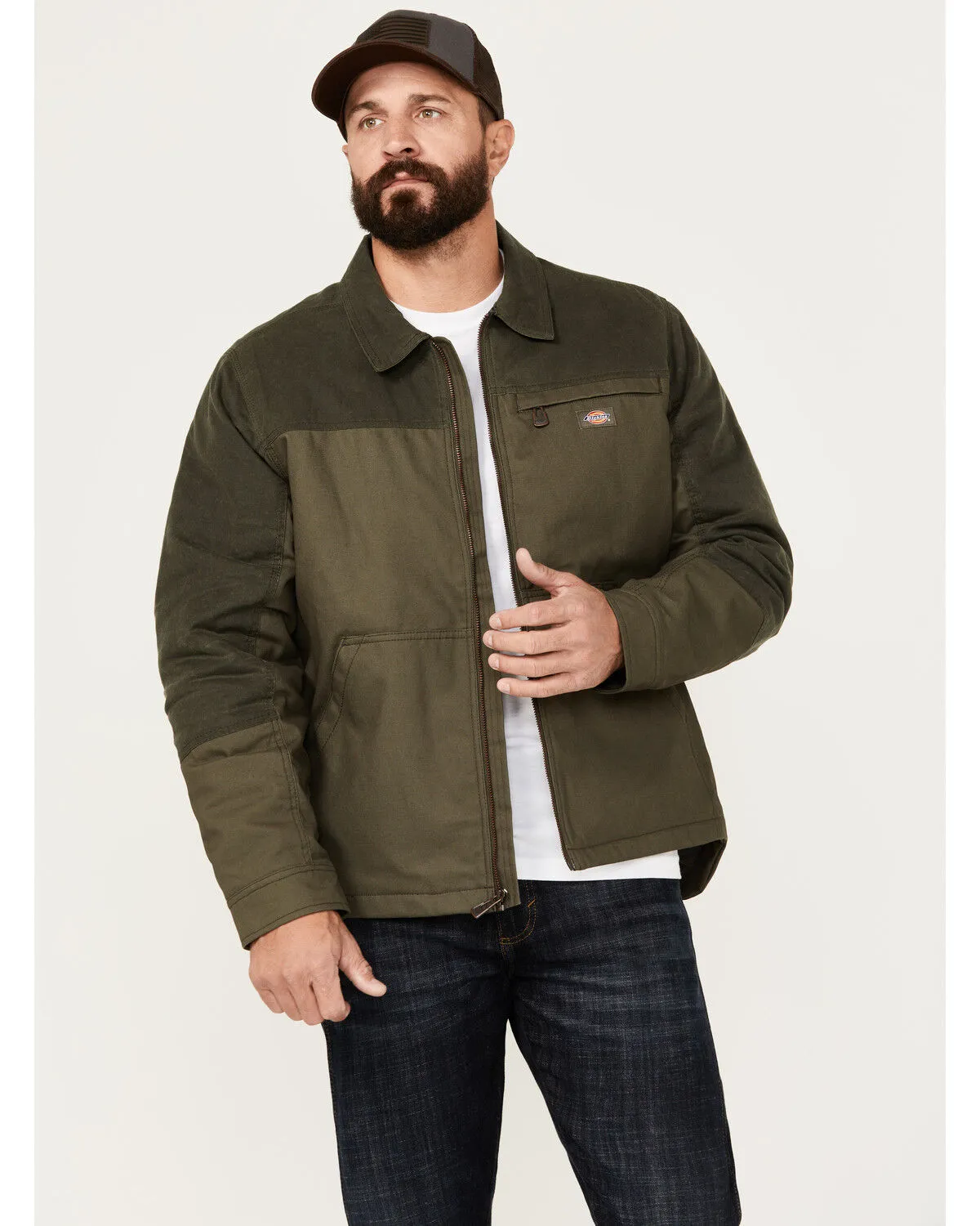 Dickies Men's Eisenhower Wax Coated Canvas Work Jacket