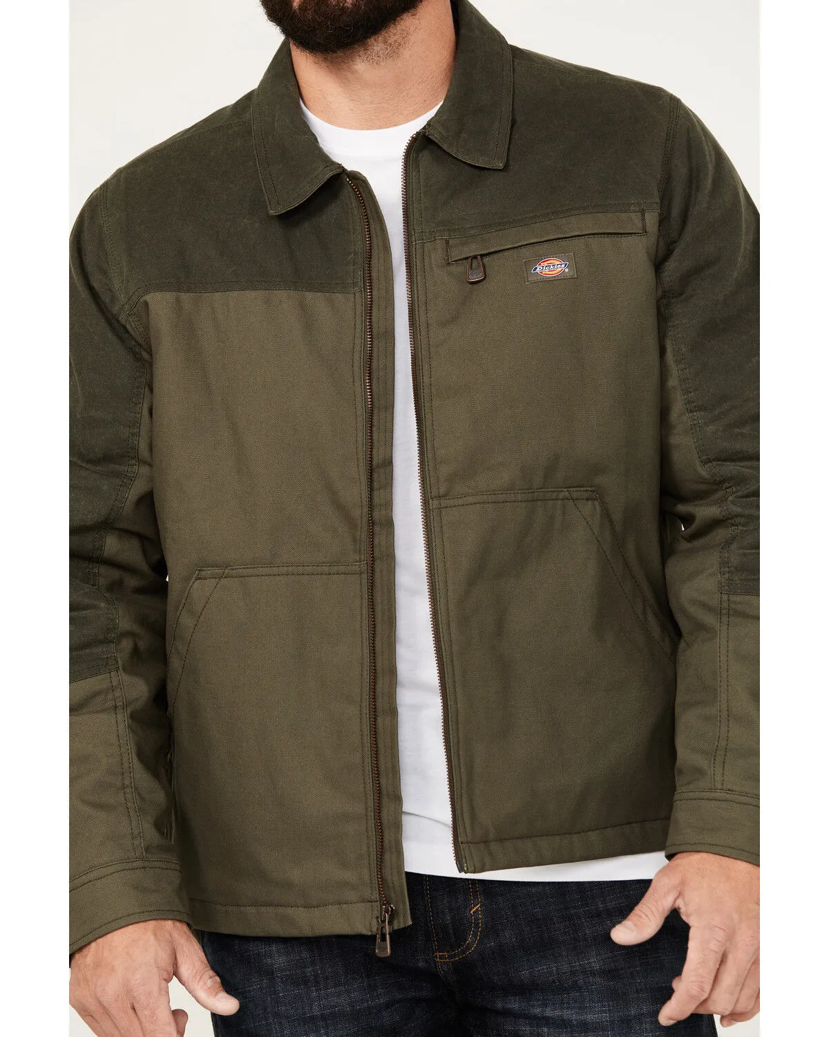 Dickies Men's Eisenhower Wax Coated Canvas Work Jacket