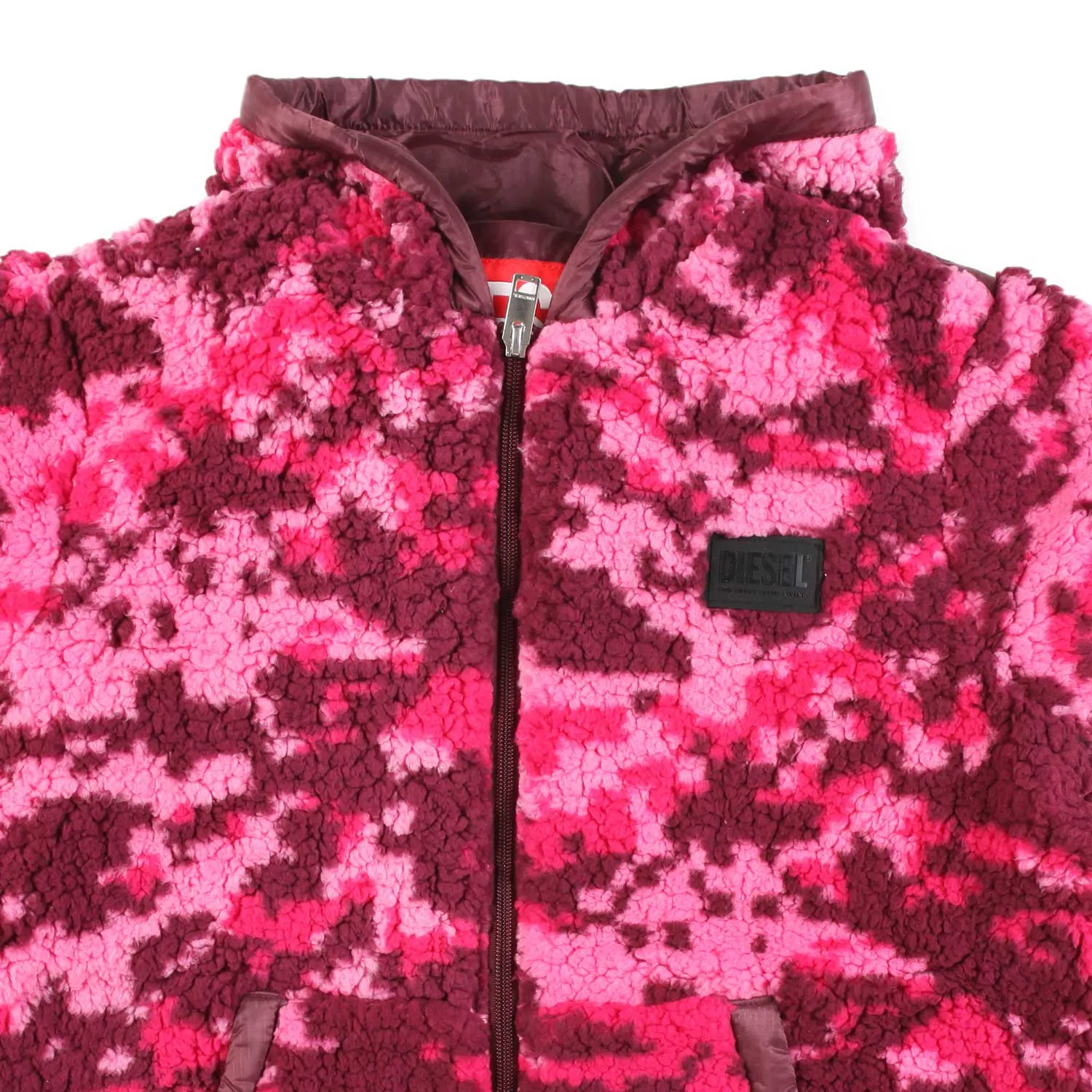 Diesel Purple And Fuchsia Jkamelion Jacket For Girls And Teen