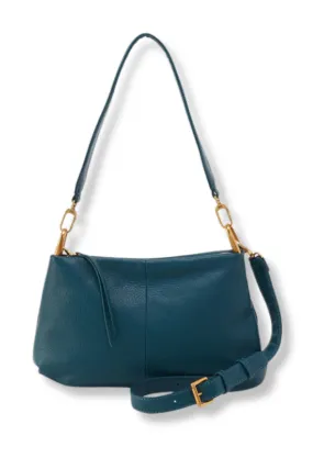 DOORBUSTER - Vance Shoulder Crossbody - Midnight Teal | HOBO