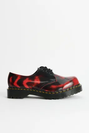 Dr Martens 1461 Rub Off Lux Black / Dms Red