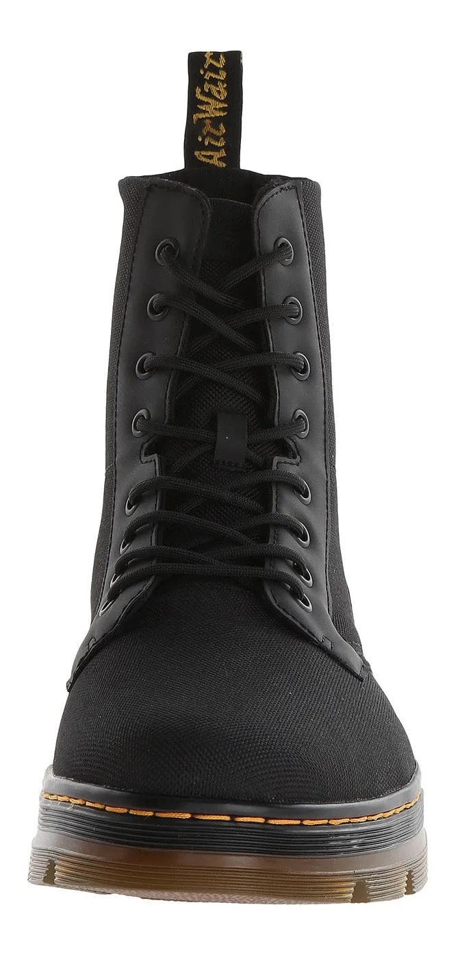 Dr. Martens Combs Nylon Hi Top Black Extra Tough