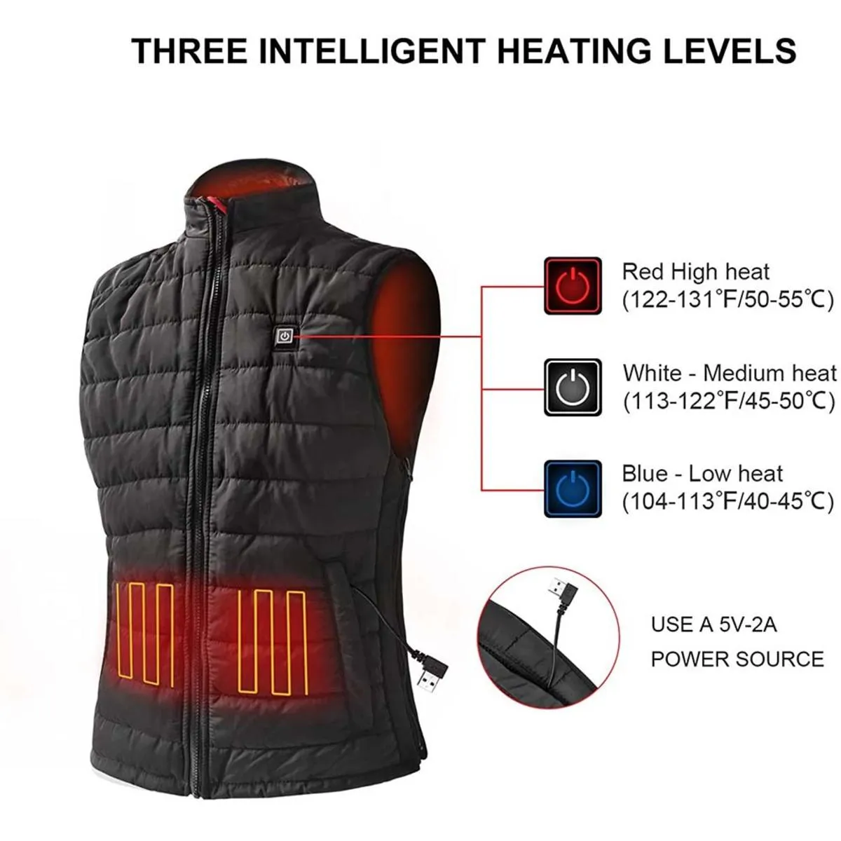 Dr.Warm 5V Heated Unisex Vest