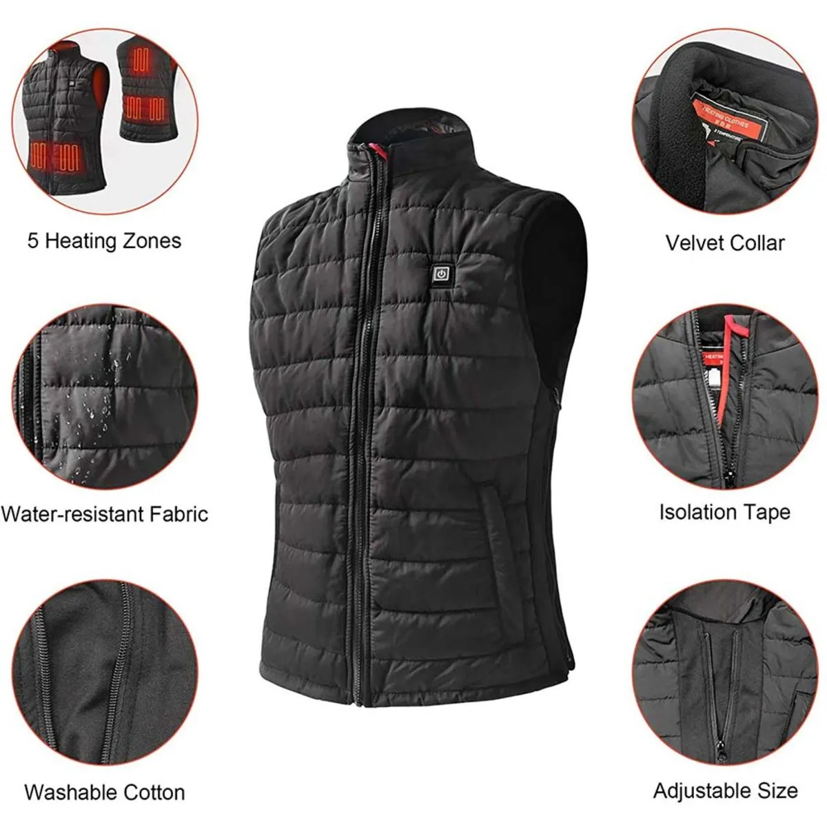 Dr.Warm 5V Heated Unisex Vest