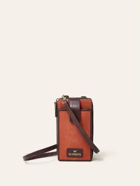 Dusty Orange Lodi Crossbody Phone Case