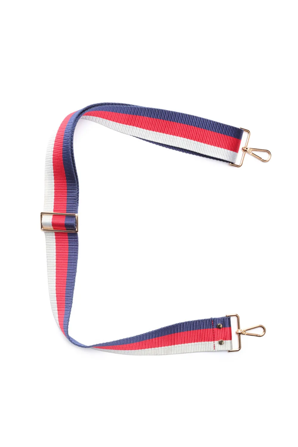 ELIE BEAUMONT - CROSSBODY STRAP - TRICOLOUR STRIPE