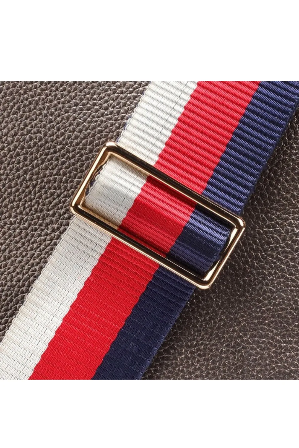 ELIE BEAUMONT - CROSSBODY STRAP - TRICOLOUR STRIPE