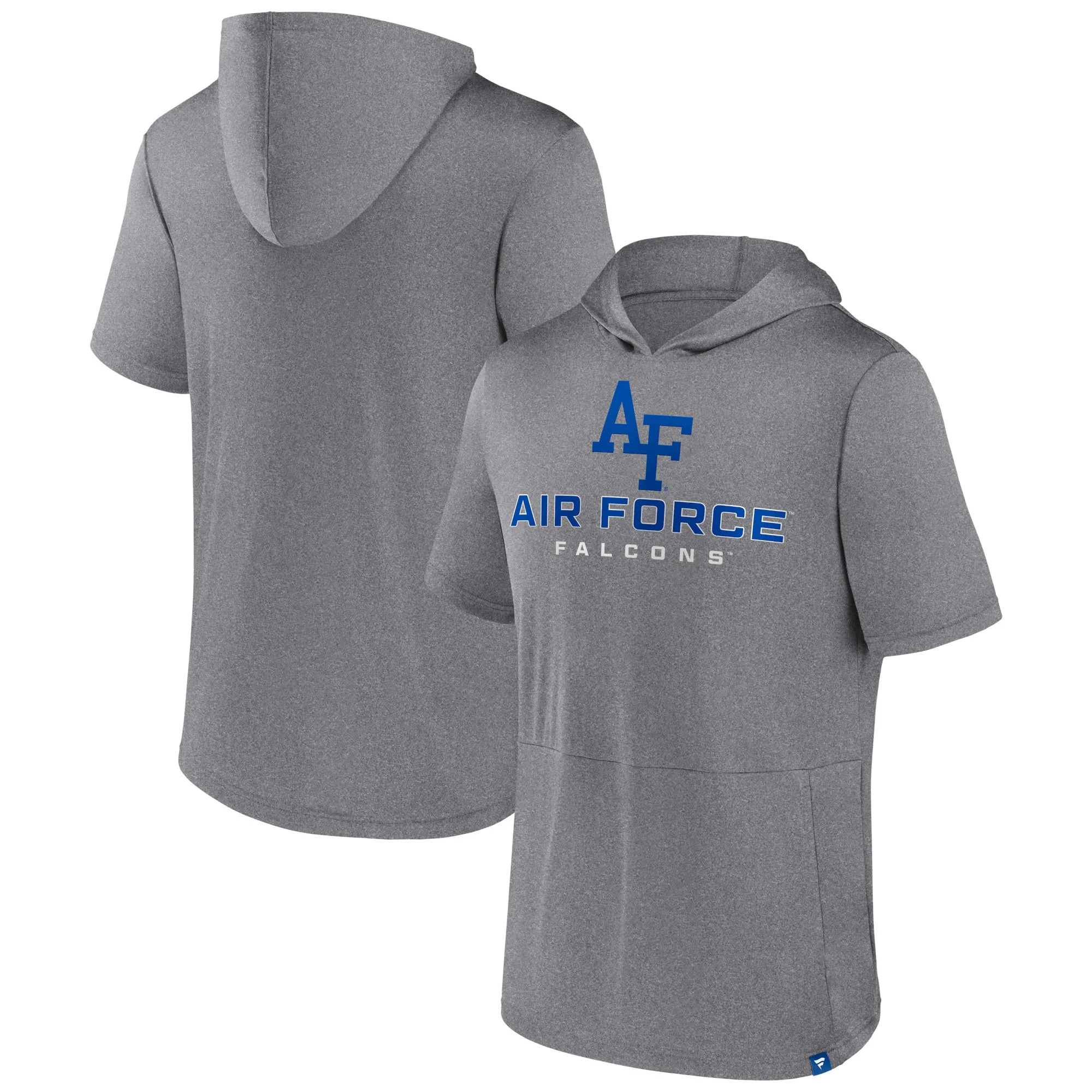 Fanatics Air Force Falcons Heather Gray Modern Stack Hoodie T-Shirt