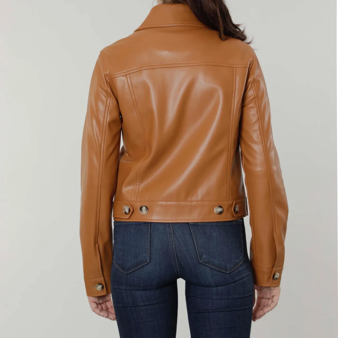 Faux Leather Jacket