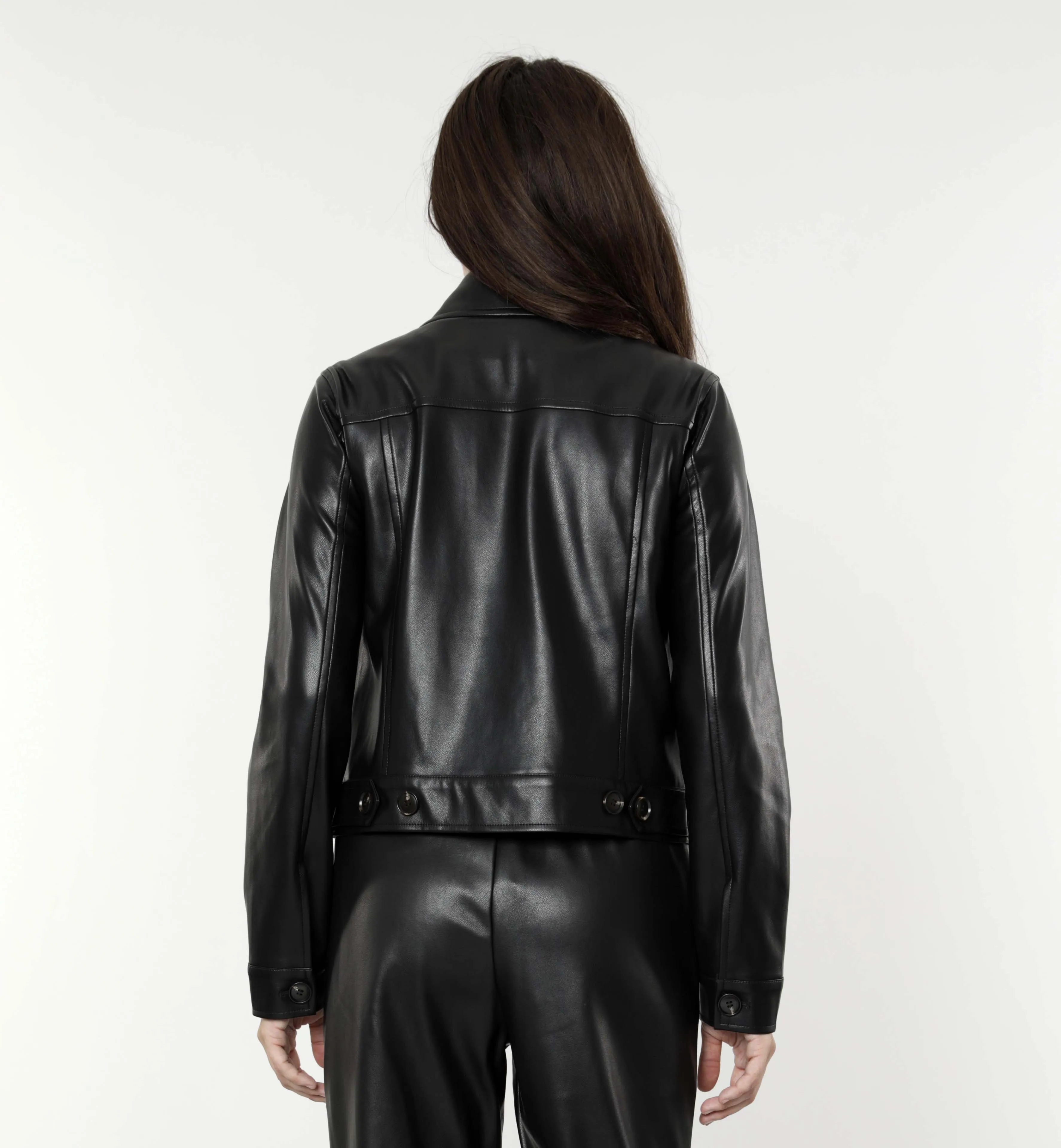 Faux Leather Jacket