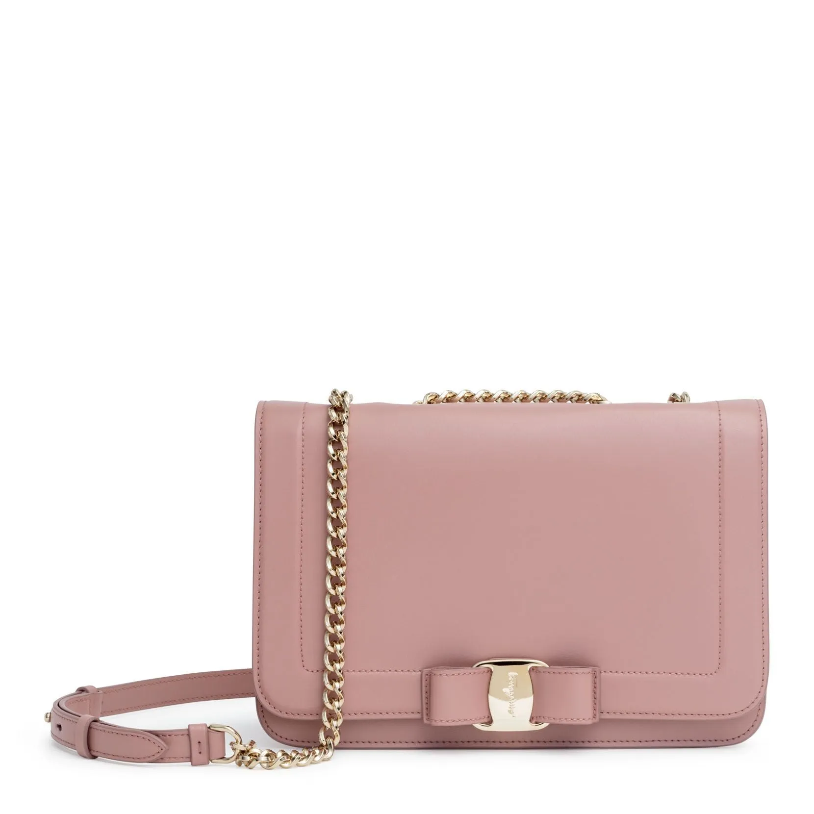 Ferragamo Vara Rainbow pink shoulder bag