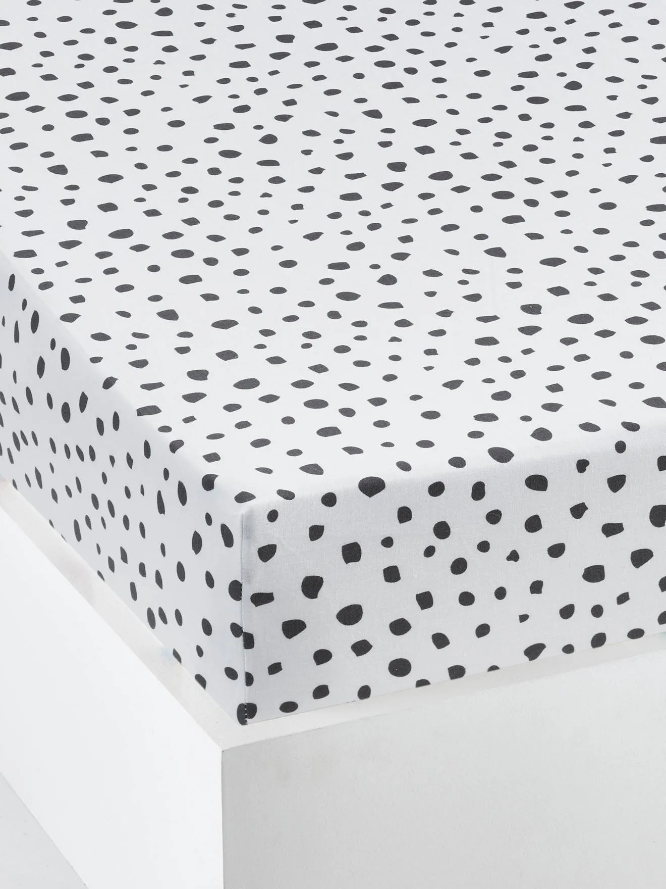 Fitted Sheet for Children, PRINCESSE & PETITS POIS - white/print