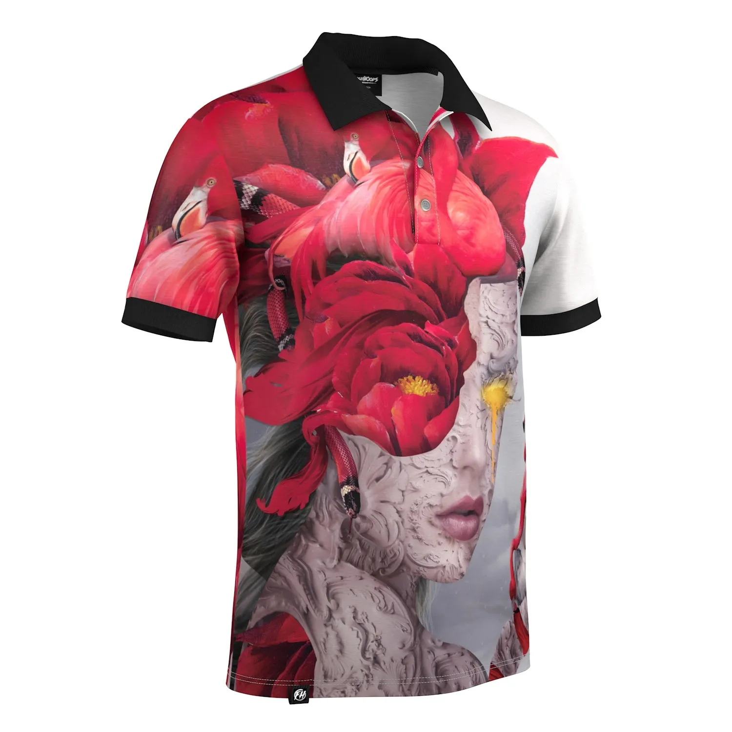 Flamingo Queen Polo Shirt