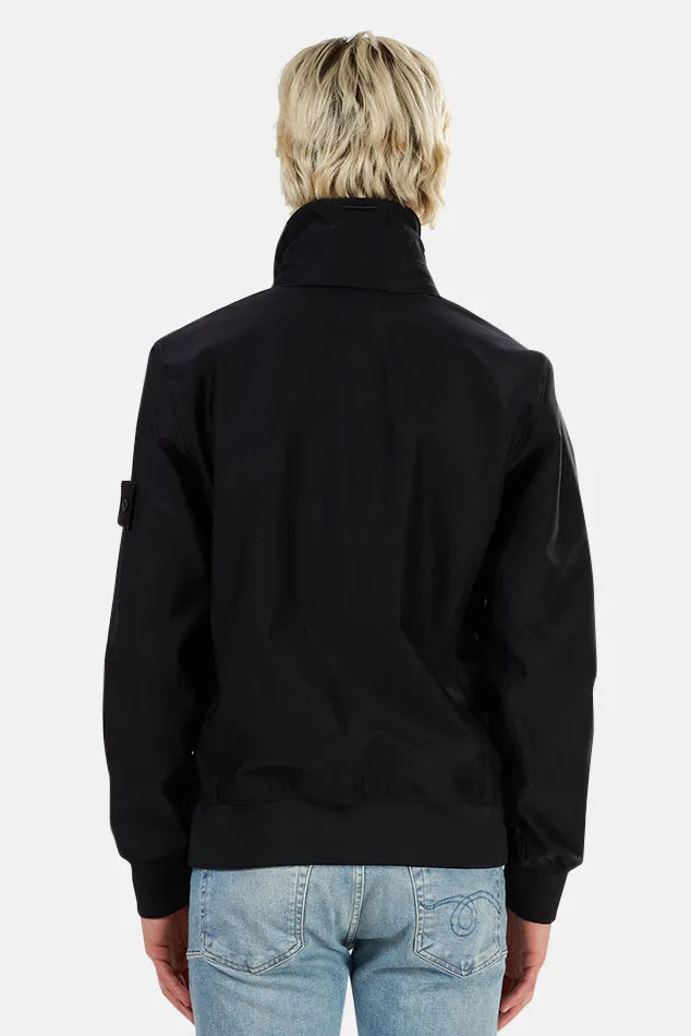 Ghost Piece Nylon 3/4 Zip Pullover Black