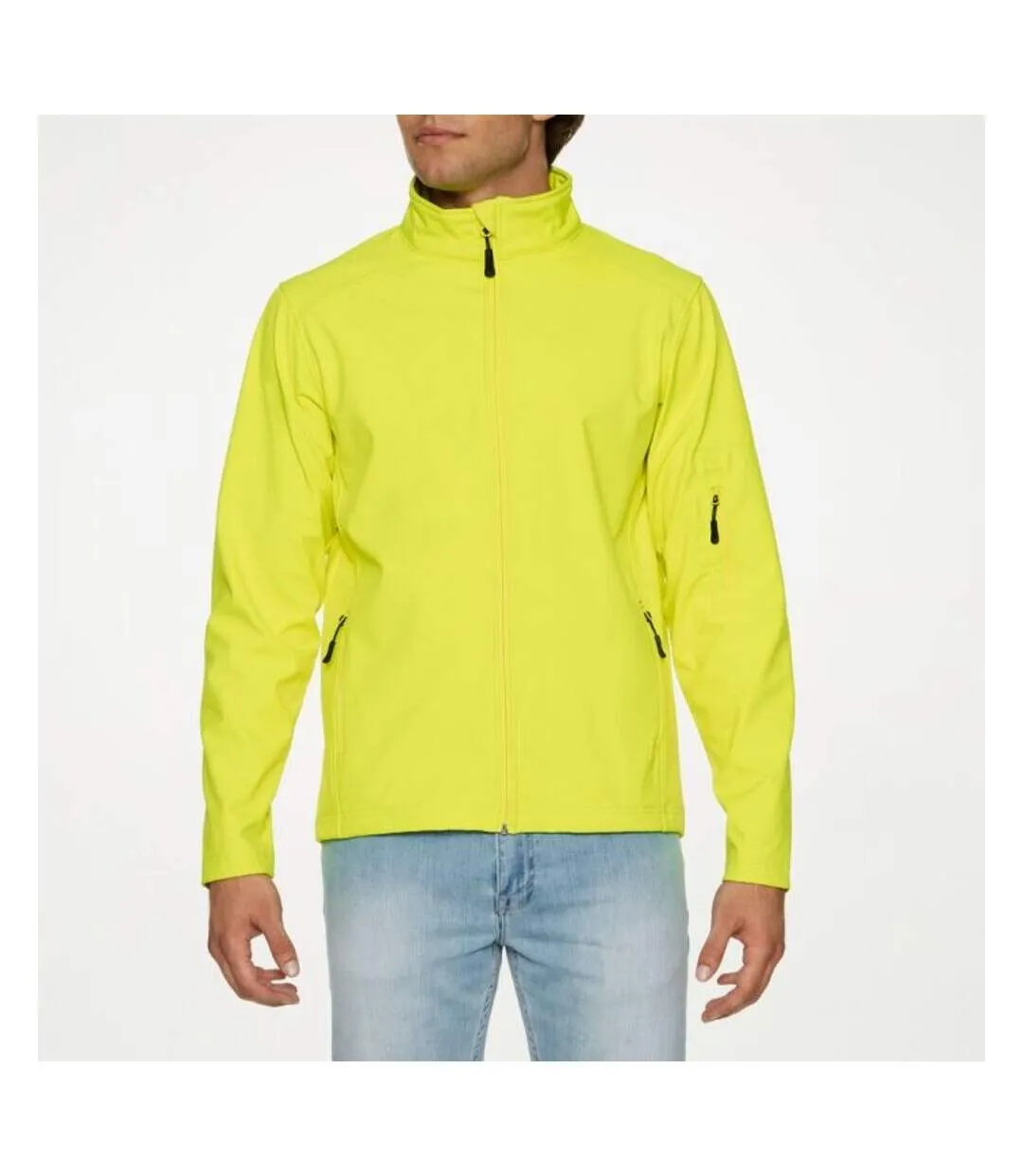 Gildan Mens Hammer Soft Shell Jacket (Safety Green) - UTPC3990