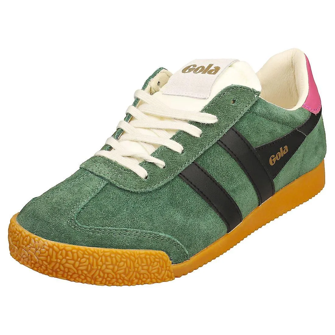 Gola Elan Womens Fashion Trainers in Green Black