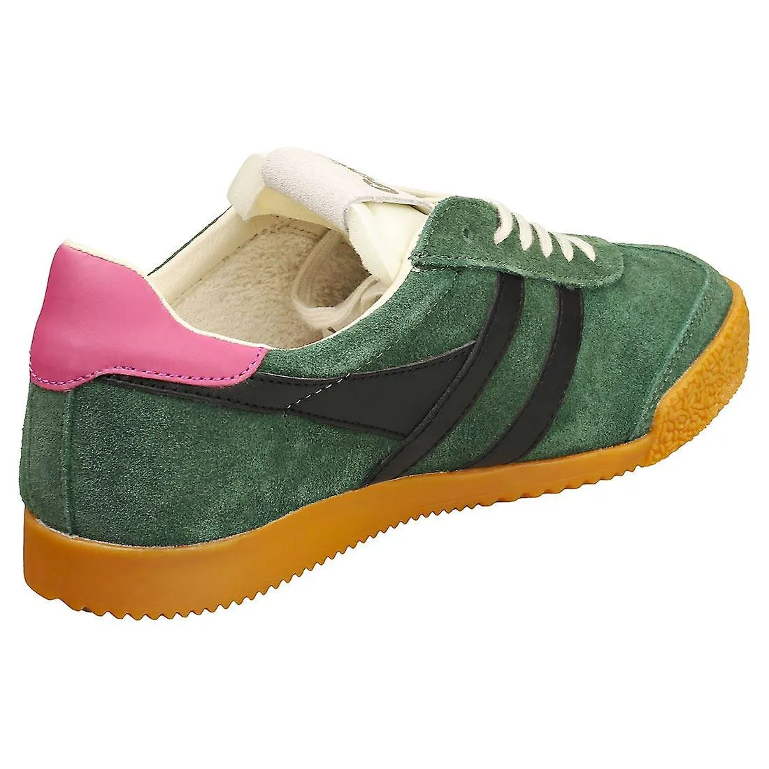 Gola Elan Womens Fashion Trainers in Green Black