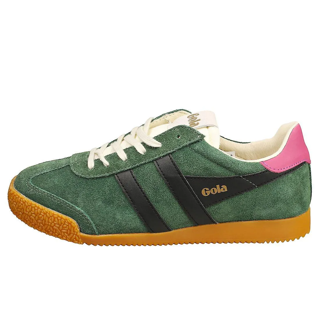 Gola Elan Womens Fashion Trainers in Green Black