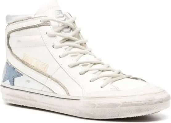 Golden Goose Slide Penstar leather sneakers White