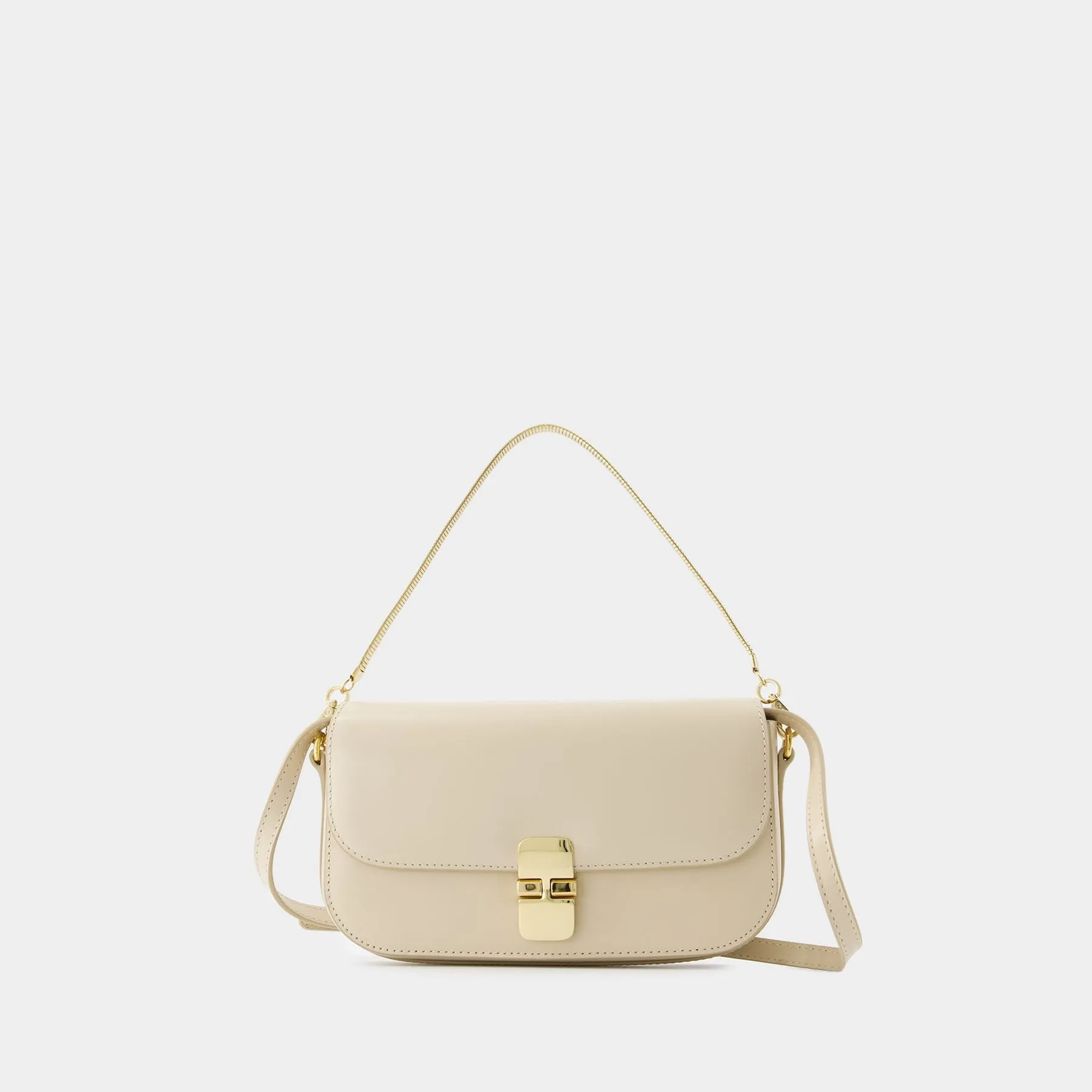 Grace Crossbody - A.P.C. - Leather - Beige