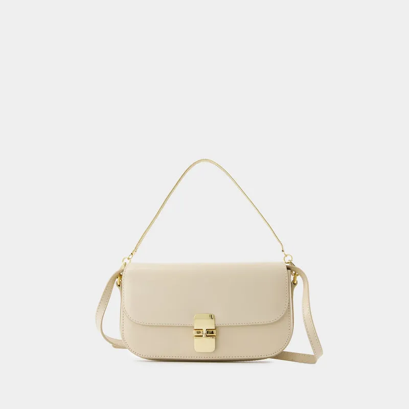 Grace Crossbody - A.P.C. - Leather - Beige