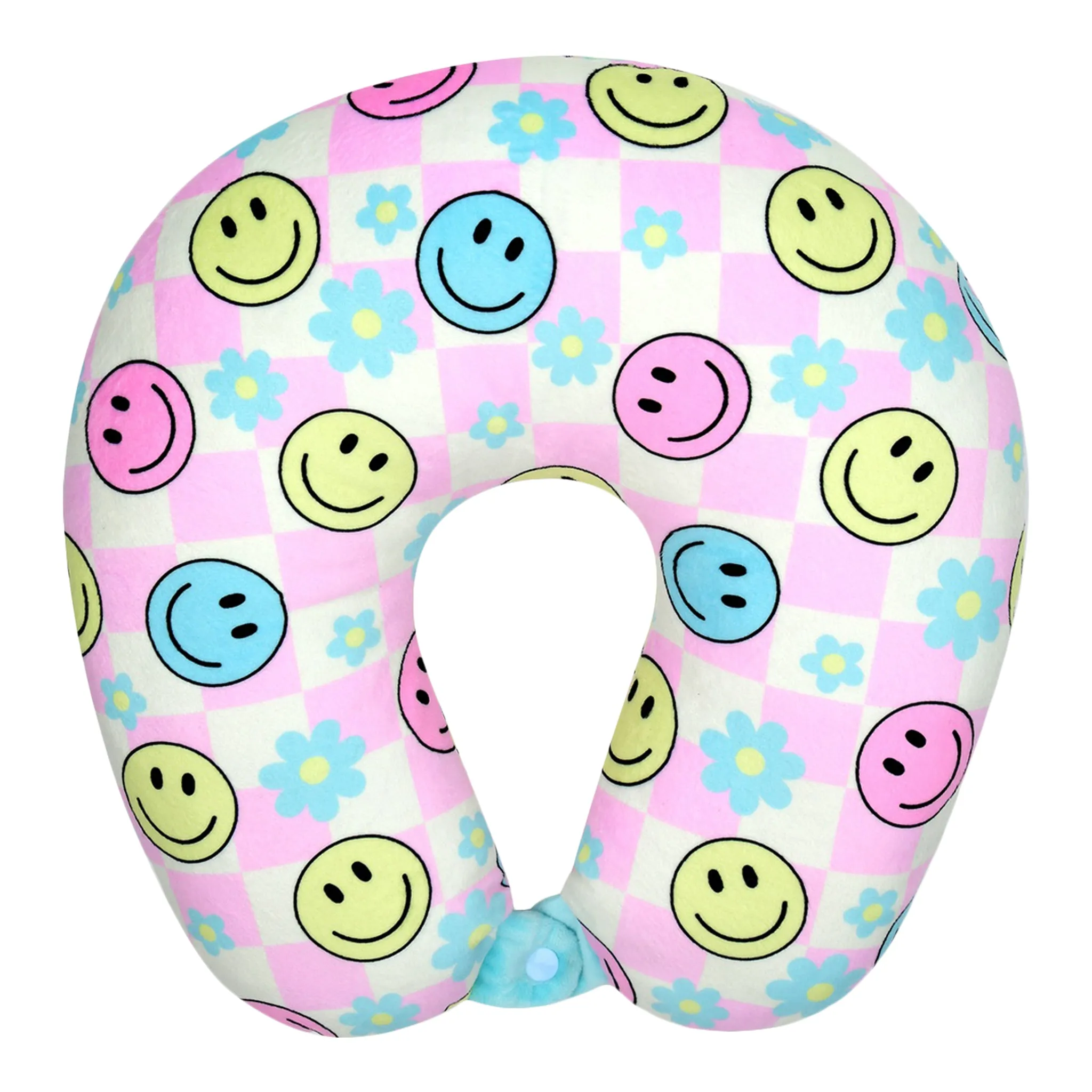 Happy Check Neck Pillow