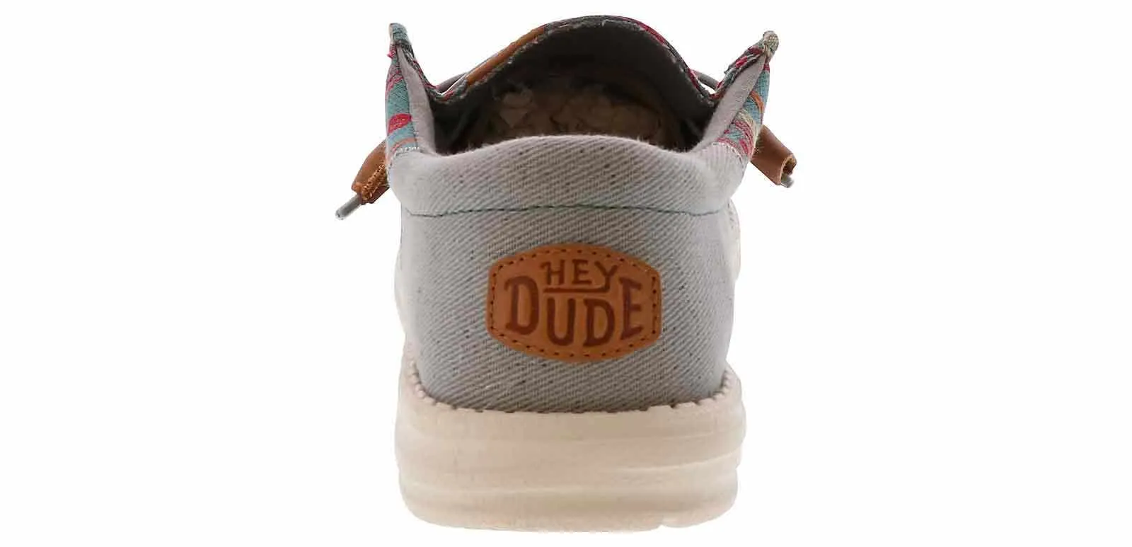 HEYDUDE Wally Funk Vintage Blanket Men’s Casual Shoe-Blue