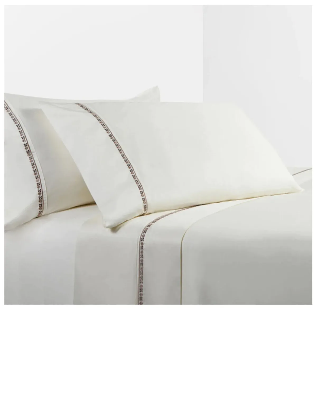 HiEnd Accents 4pc Southwestern Cream Sheet Set - Queen