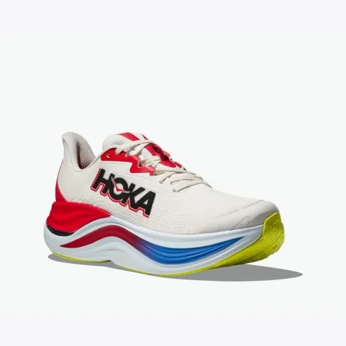 Hoka Skyward X Blanc De Blanc / Virtual Blue  Hoka threw out the rulebook when creating the Skyward X. Pushing soft and smooth t