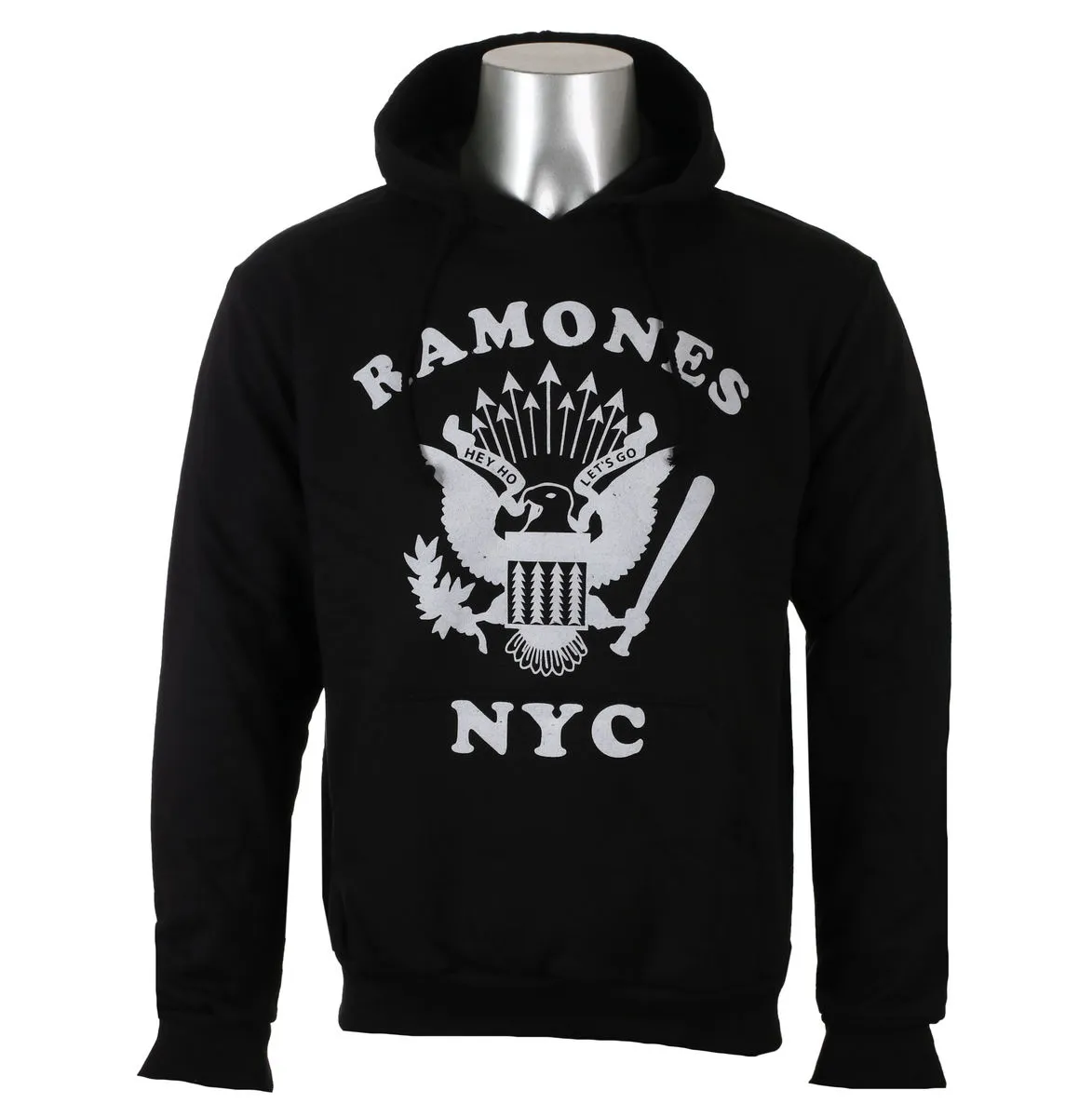 hoodie men's Ramones - Retro Eagle NYC - ROCK OFF - RAHD02MB  -  Metal-shop