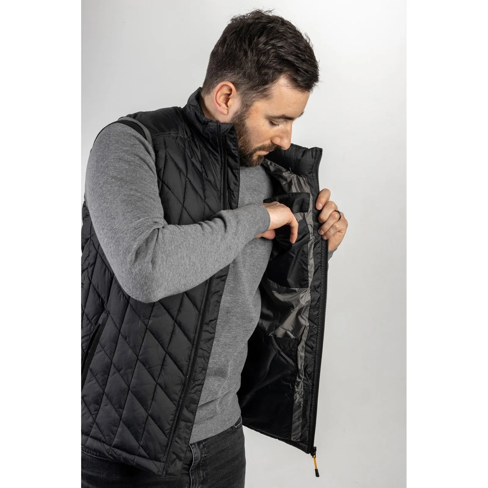 Insulated Vest  Black Charcoal