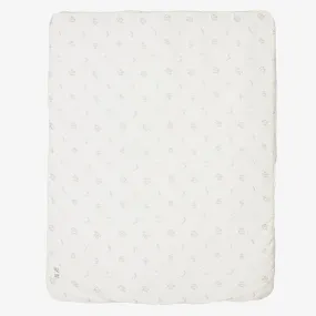 Ivory Padded Bunny Blanket