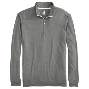 Johnnie-O Men's Charcoal Flex Performance 1/4 Zip Pullover