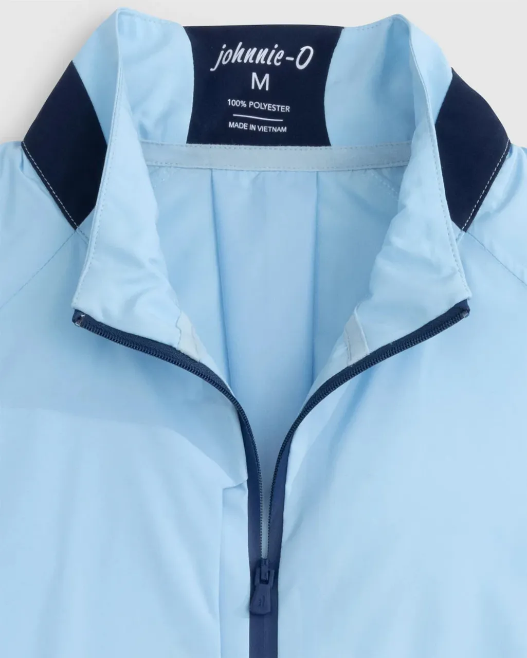 Johnnie-O Stealth Stowable Short Sleeve Rain Jacket: Malibu Blue