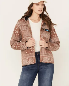 Kavu Women's Floral & Paisley Bandana Print Delmont Jacket