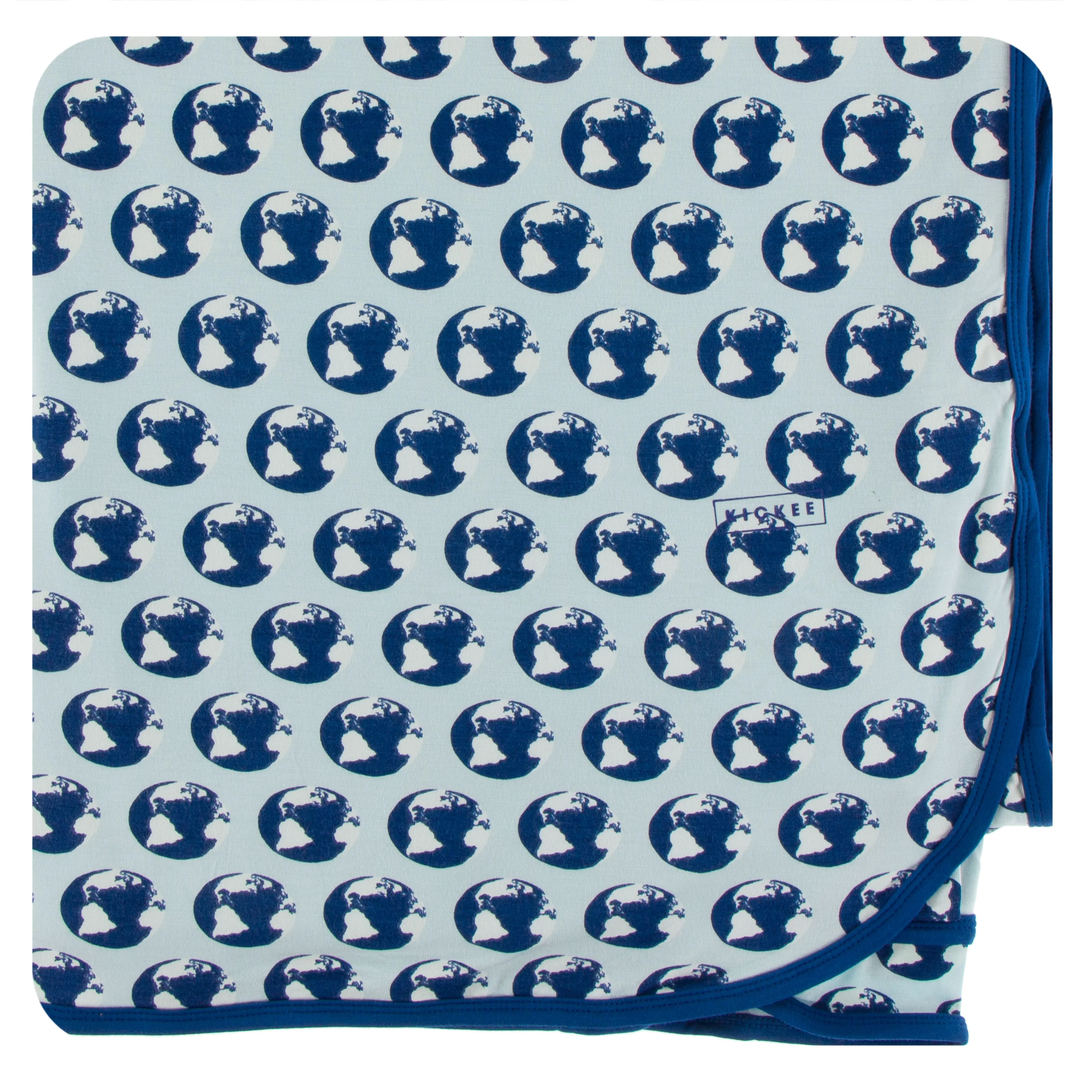 KICKEE Print Throw Bamboo Blanket