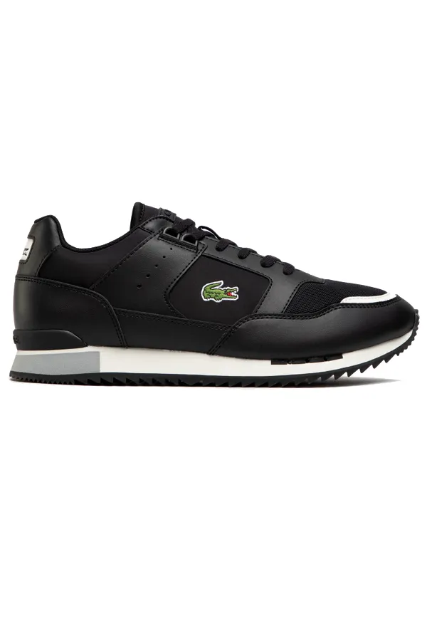 Lacoste Leather Trainers Black