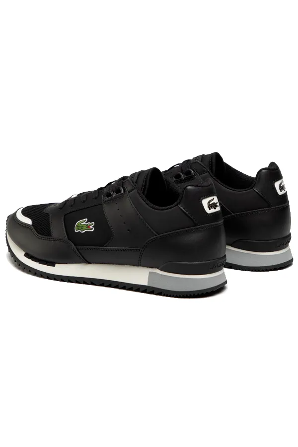 Lacoste Leather Trainers Black