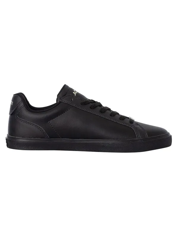 Lacoste Lerond Pro 123 3 CMA Leather Trainers - Black/Black