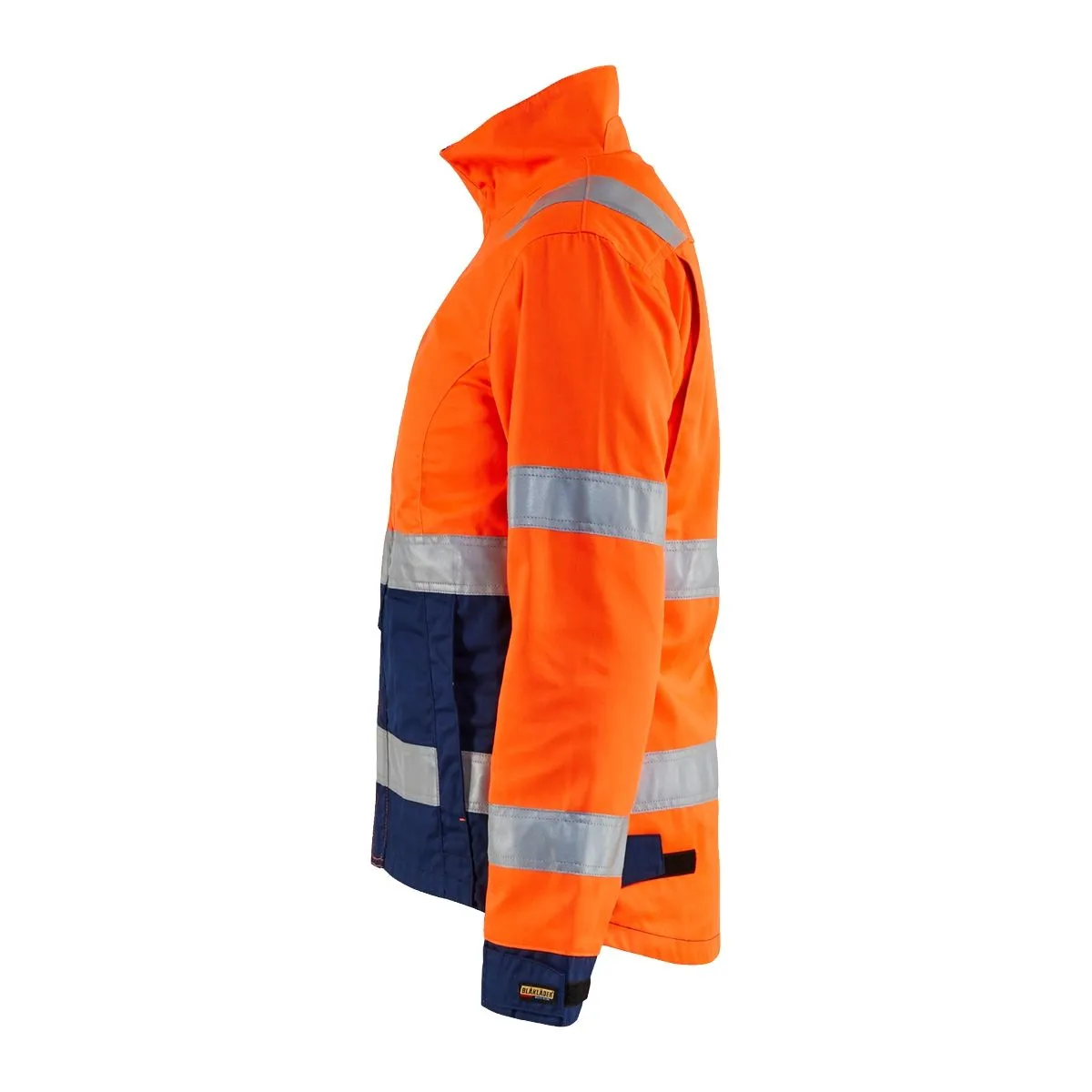 Ladies High Vis Jacket 4903 High Vis Oranje/Marineblauw - Blåkläder