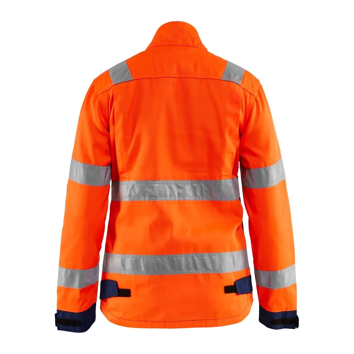 Ladies High Vis Jacket 4903 High Vis Oranje/Marineblauw - Blåkläder