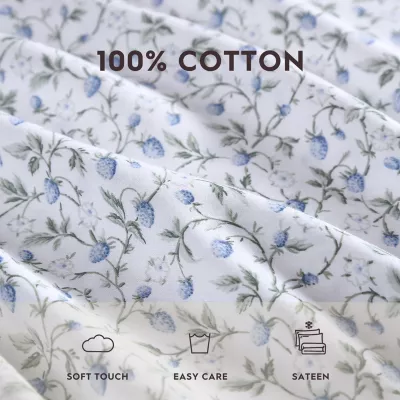 Laura Ashley Bramble Vine 300tc Sheet Set