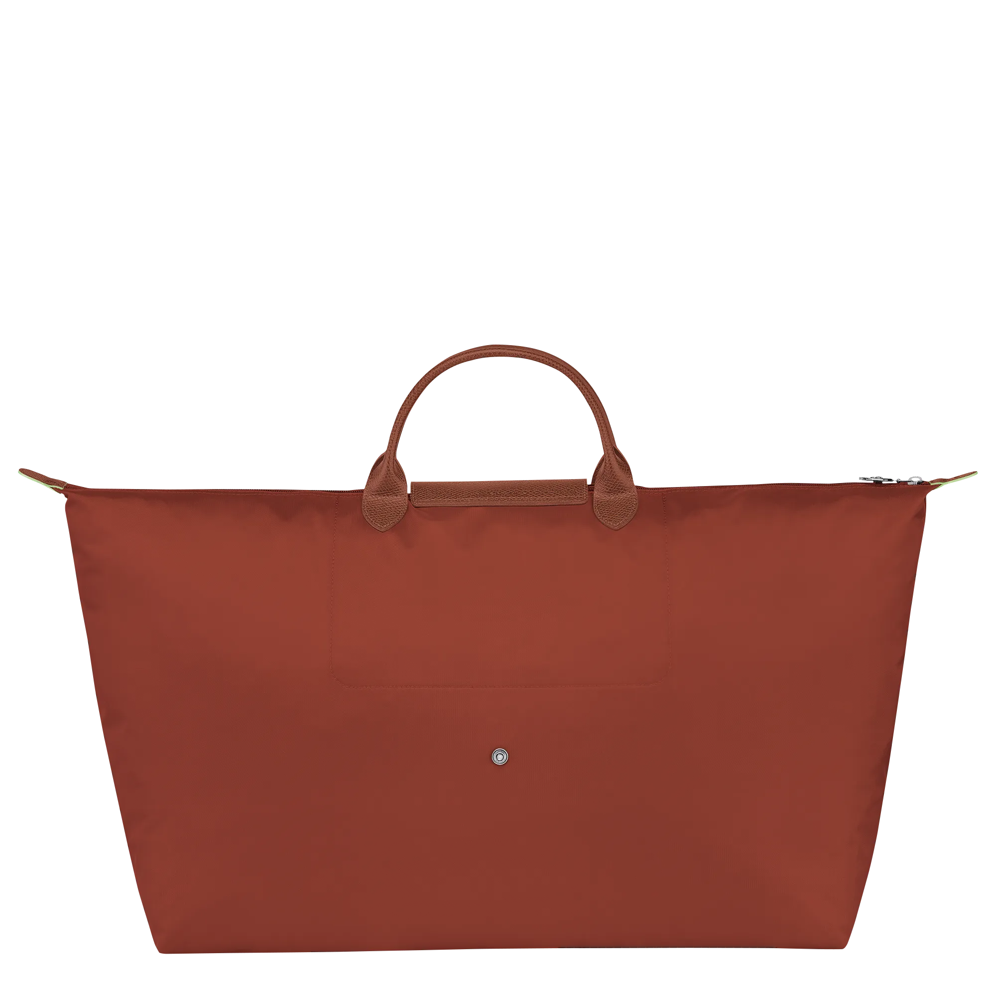 Le Pliage Green M Travel bag Chestnut - Recycled canvas