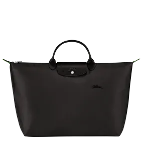 Le Pliage Green S Travel bag Black - Recycled canvas