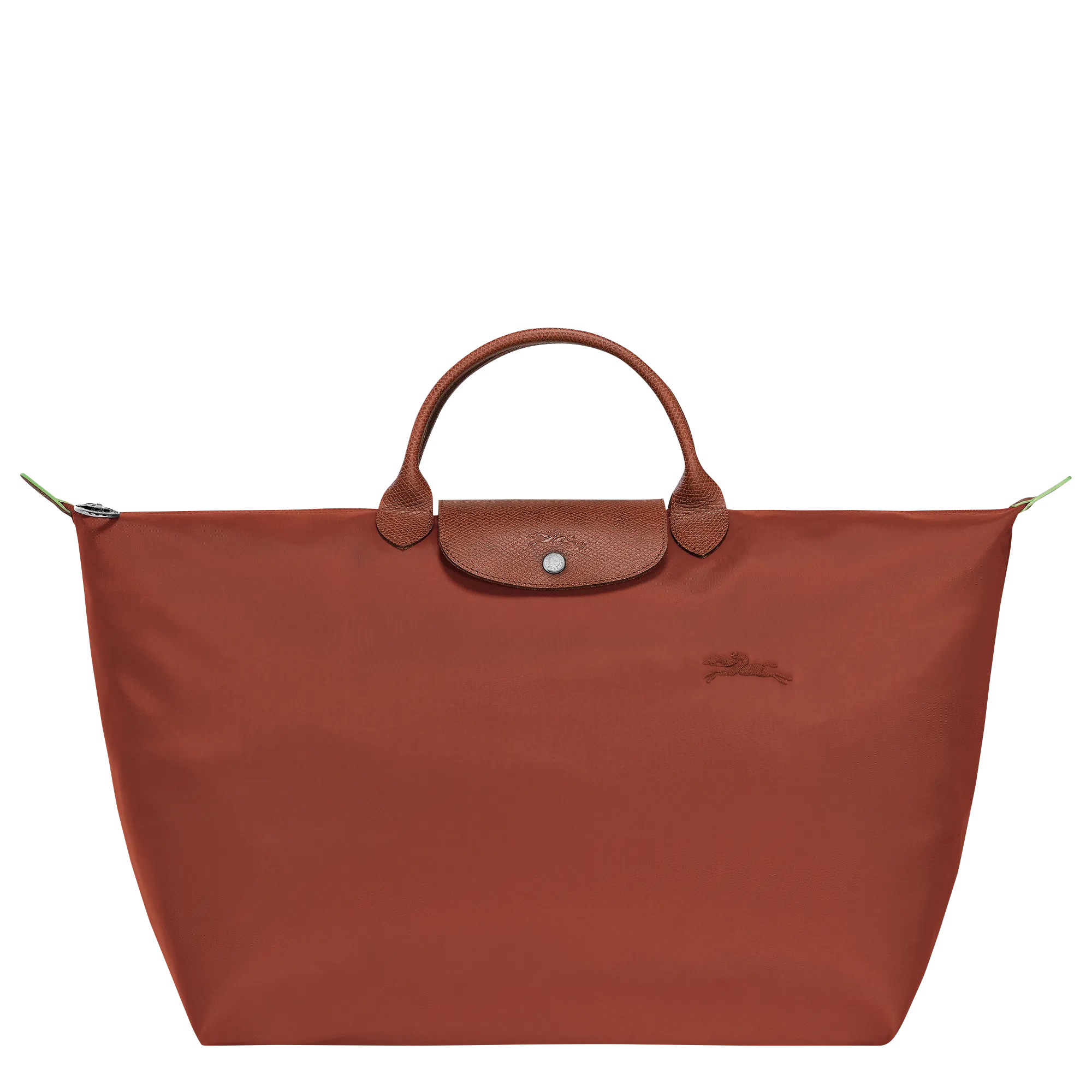 Le Pliage Green S Travel bag Chestnut - Recycled canvas