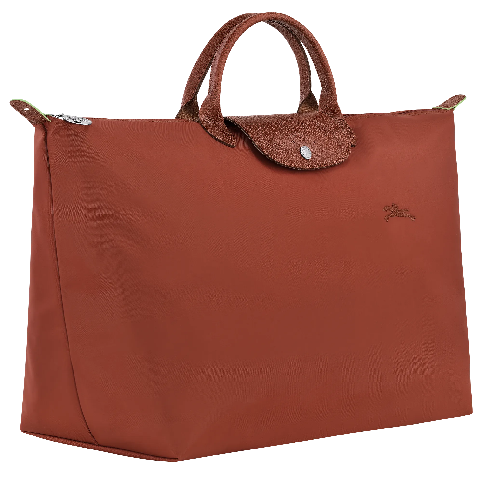 Le Pliage Green S Travel bag Chestnut - Recycled canvas