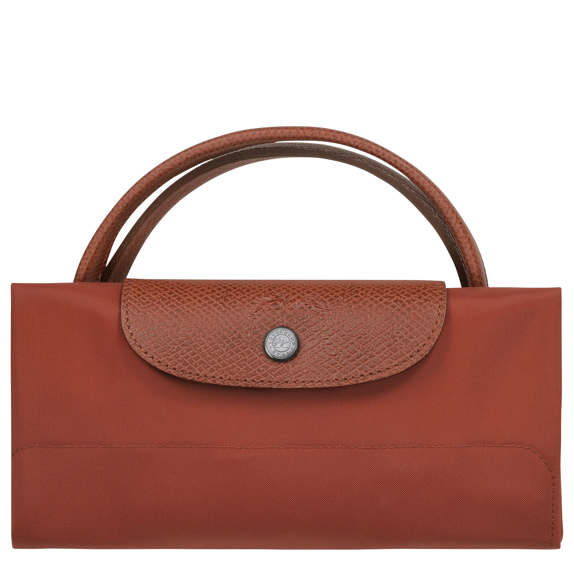 Le Pliage Green S Travel bag Chestnut - Recycled canvas