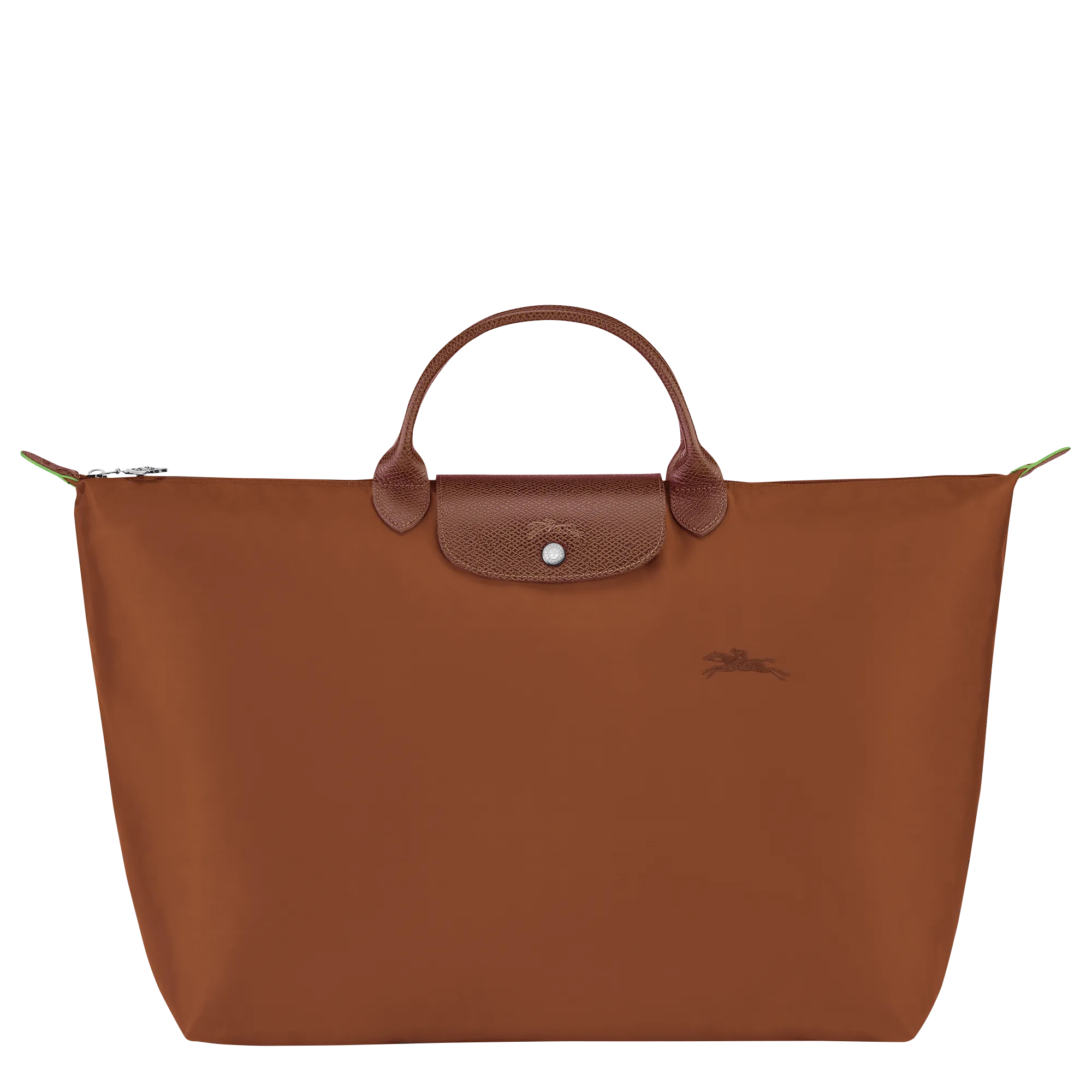 Le Pliage Green S Travel bag Cognac - Recycled canvas